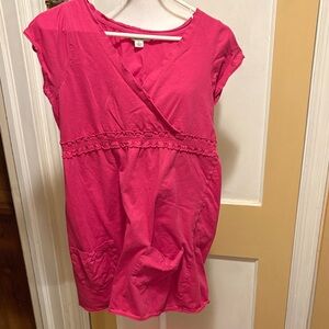 Pink and Black Swim Cover-ups